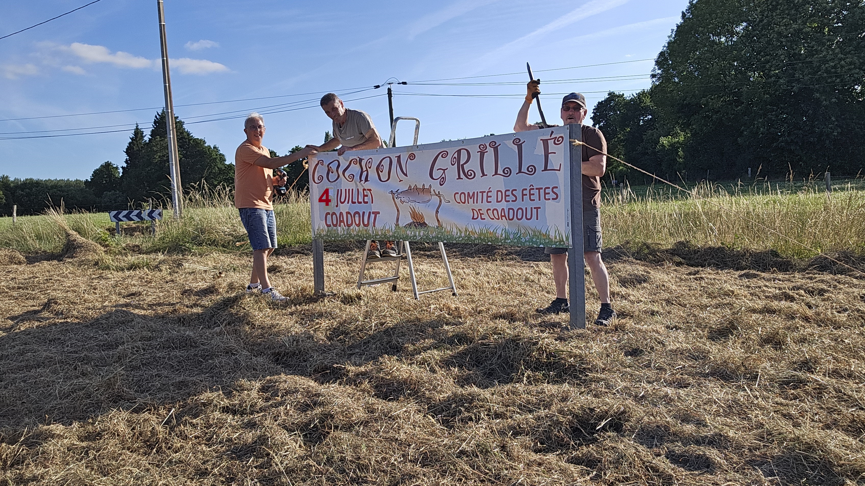 Installation banderole