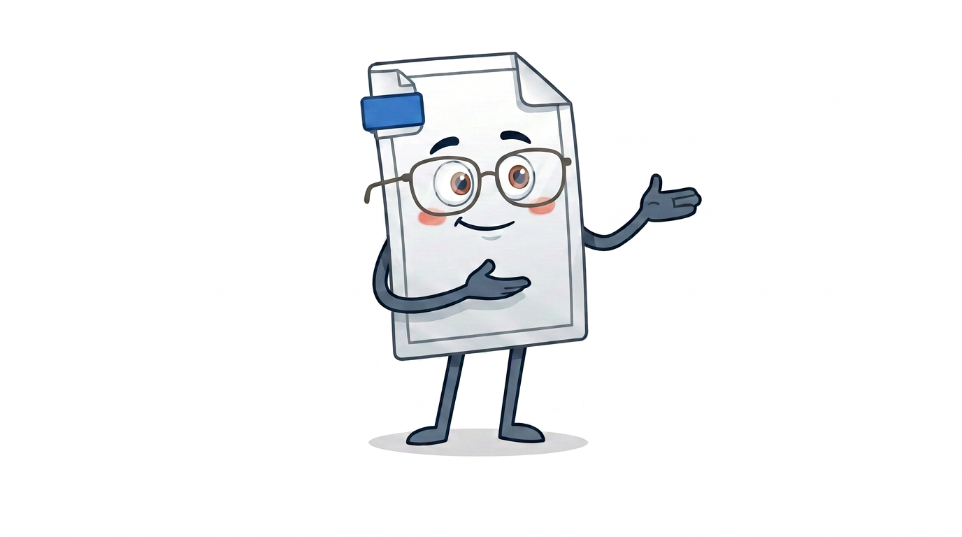 Milo est un petit document PDF blanc et bleu qui pointe un élément important du document. Il explique avec simplicité une notion liée à l'accessibilité numérique et guide ses lecteurs pas à pas.
