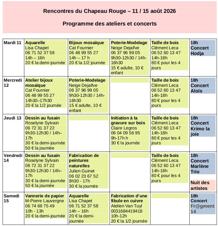 ProgrammeRencontres