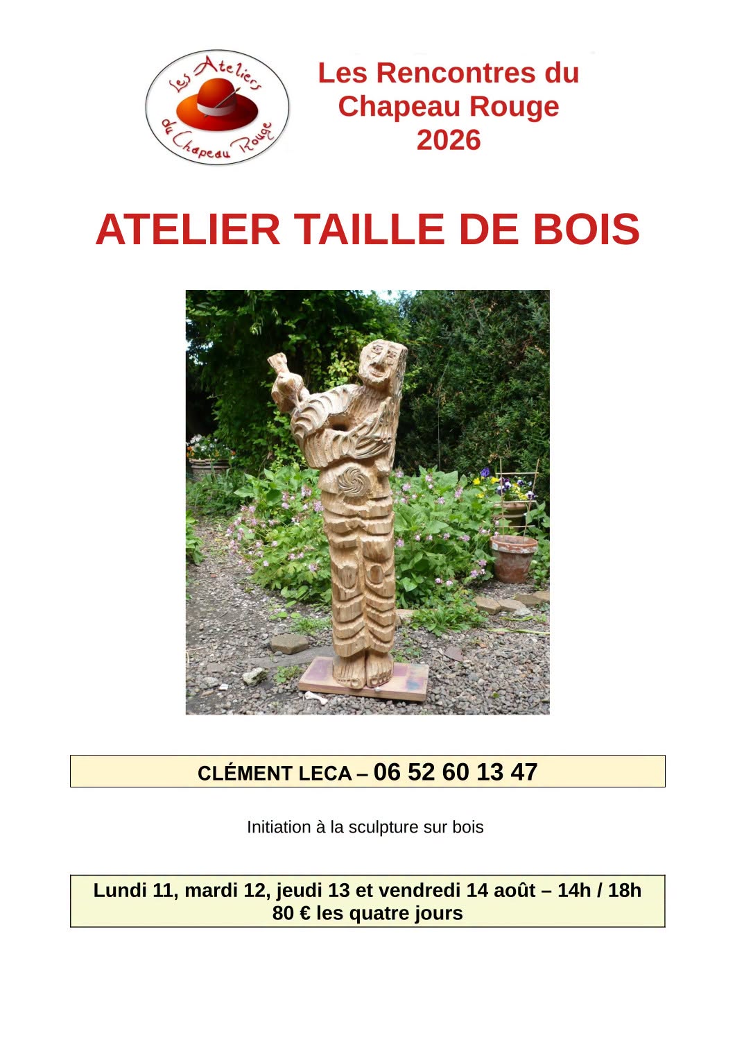 Sculpture sur bois