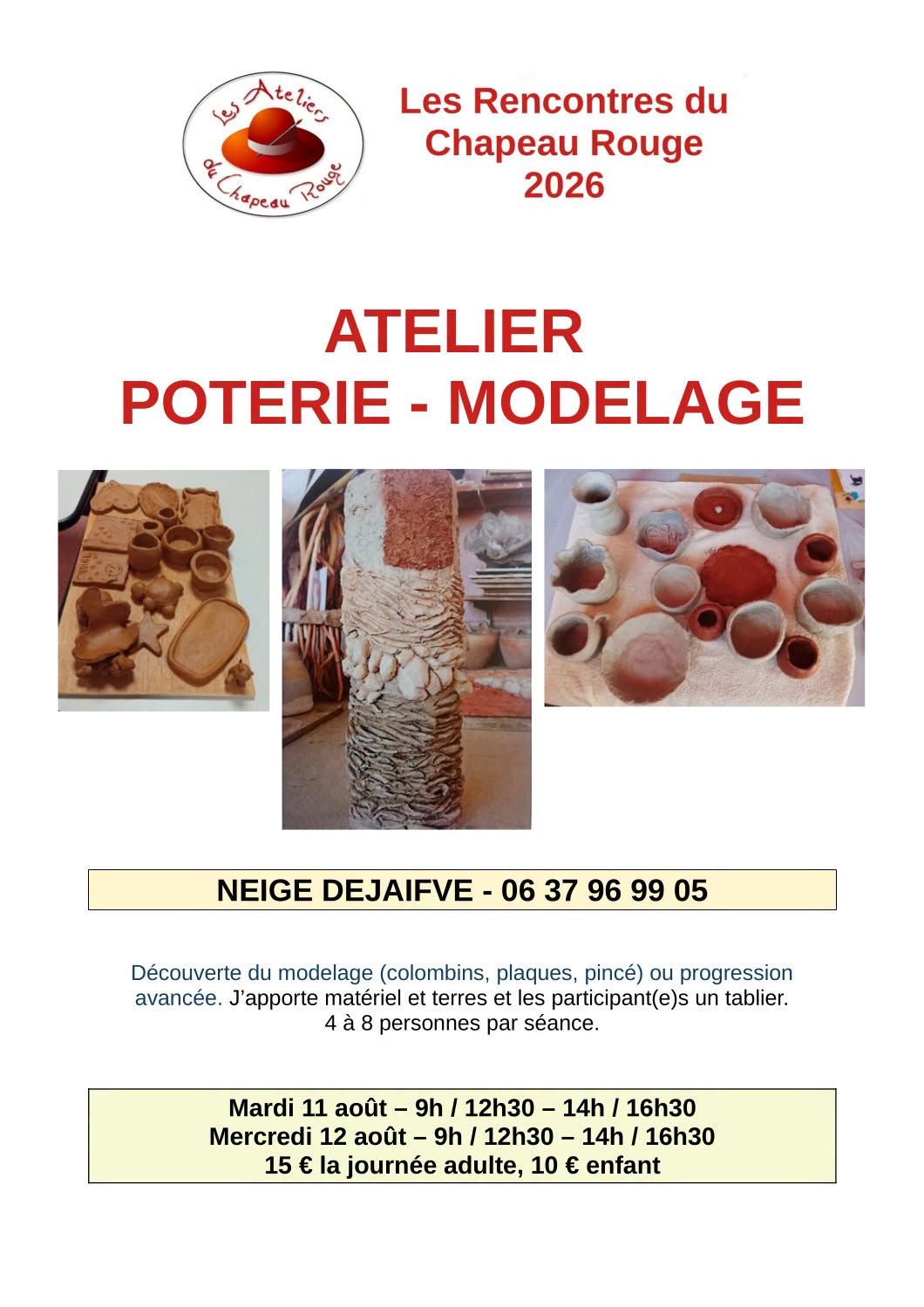 Poterie modelage