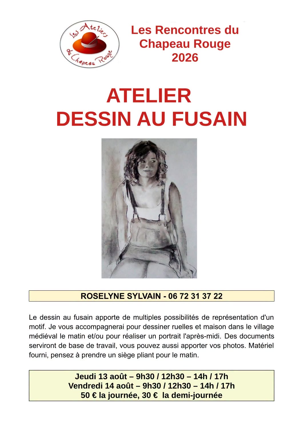 Dessin au fusain
