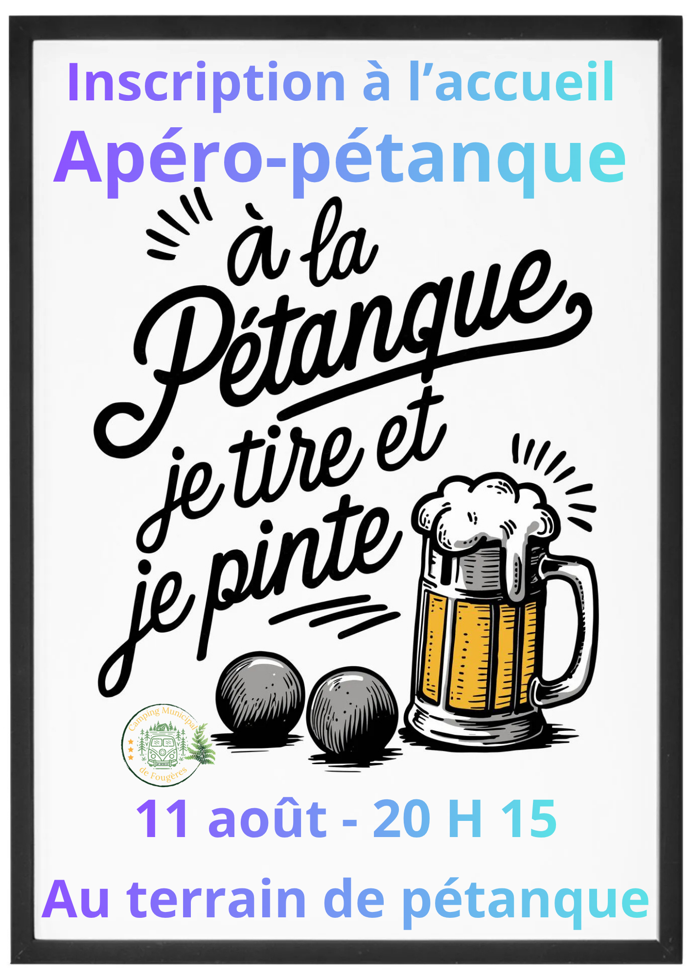 Apero petanque 11 aout