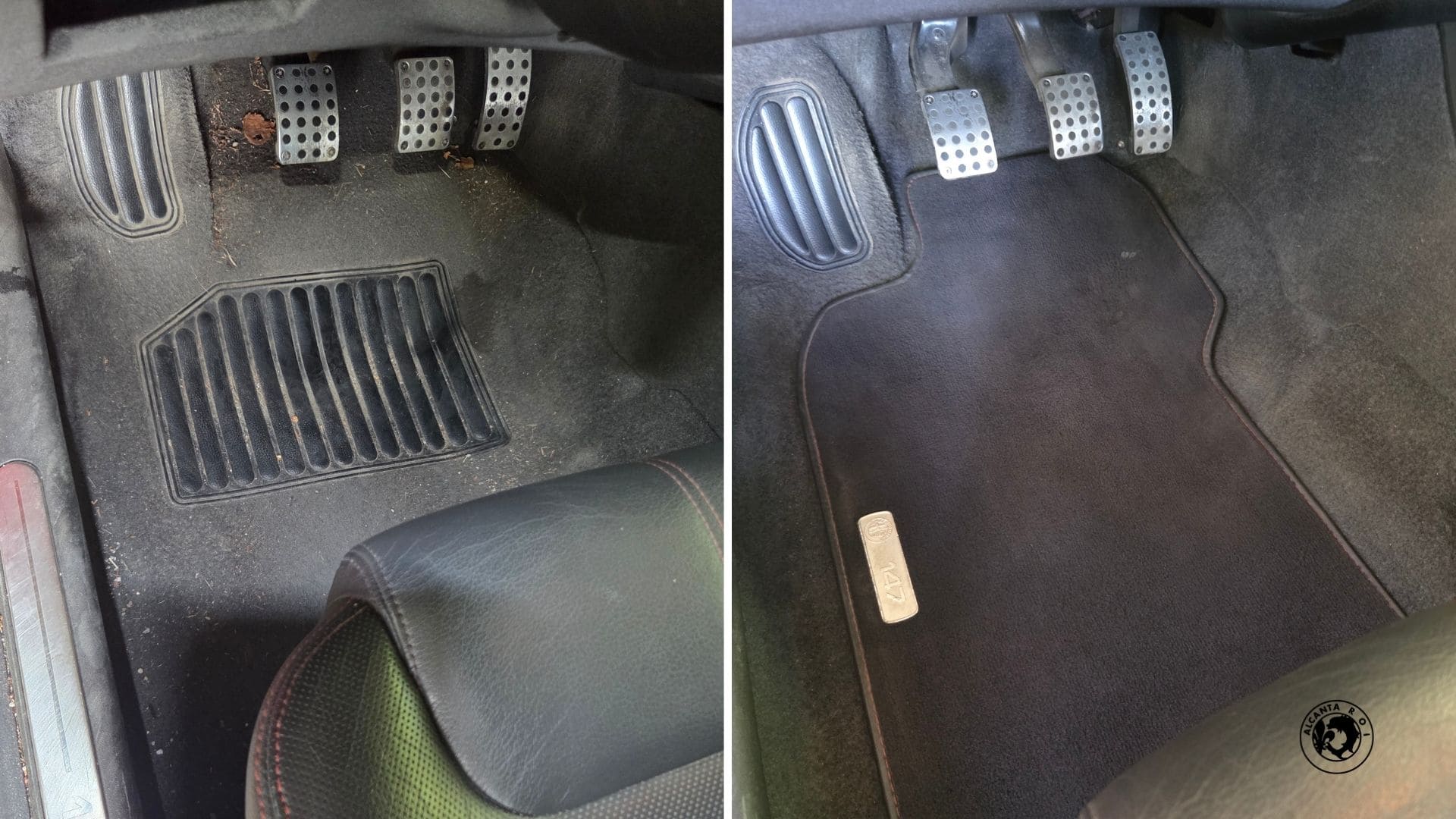 Avant apres nettoyage interieur voiture bourgoin alcanta roi 4 