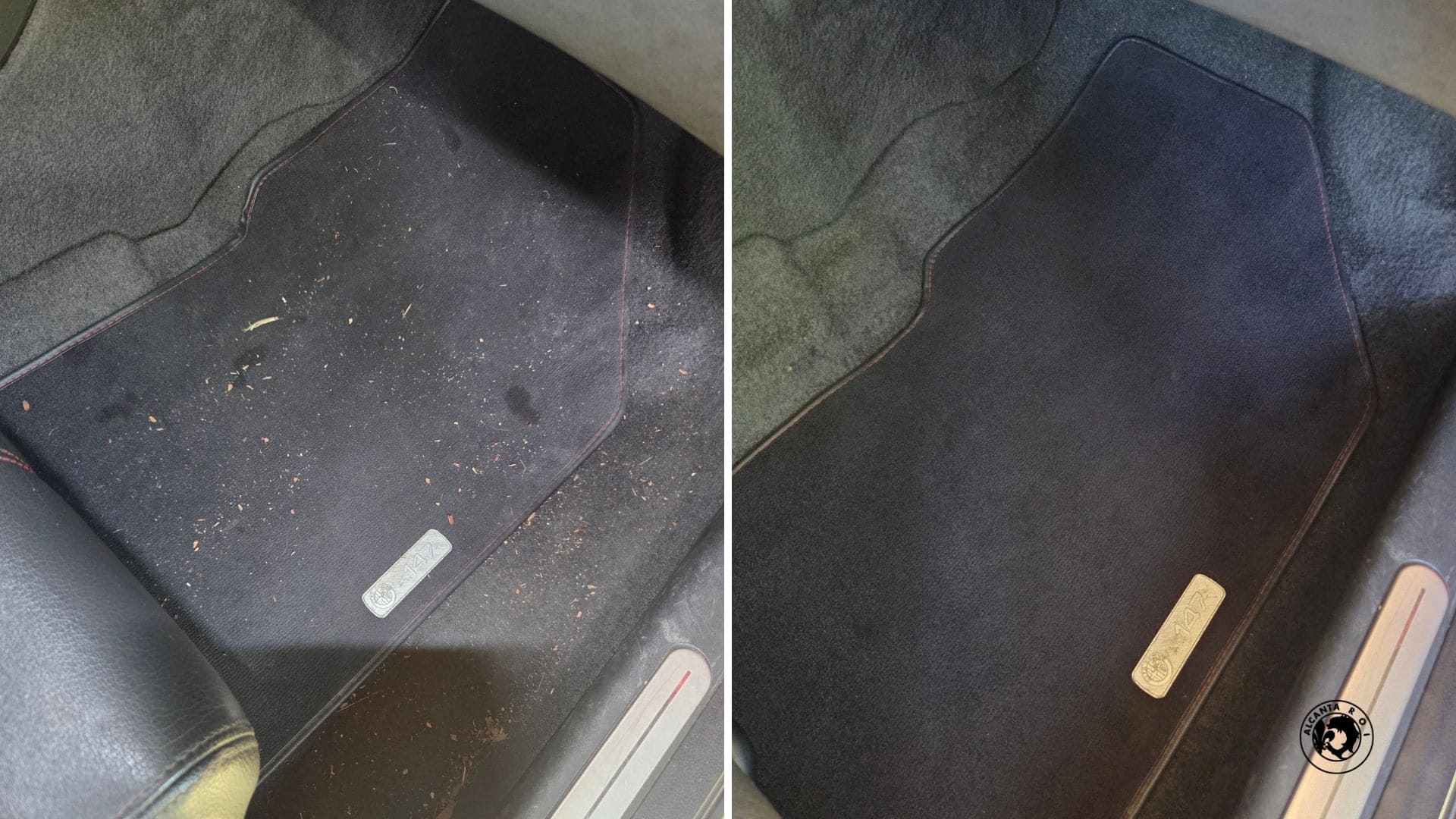 Avant apres nettoyage interieur voiture bourgoin alcanta roi 2 
