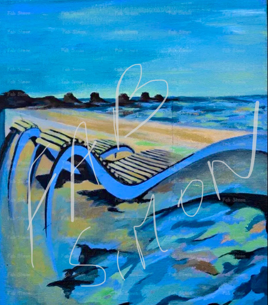 Les cinq pineaux 27x35 80 euros