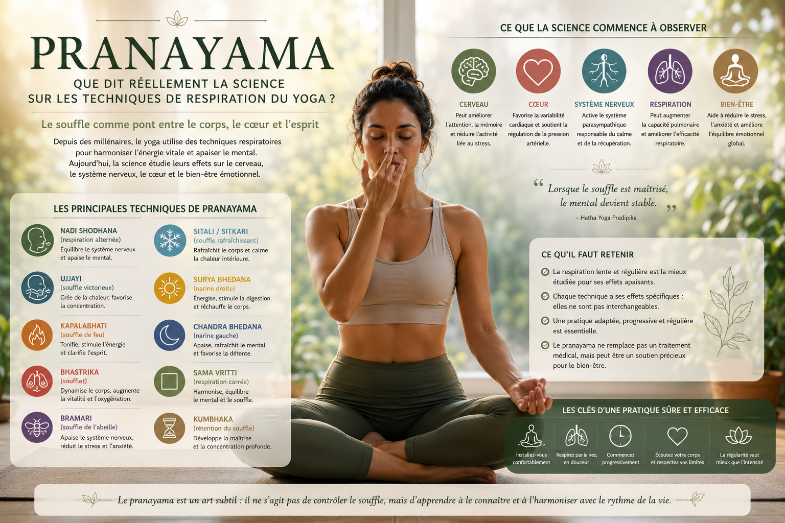 Pranayama : que dit réellement la science sur les techniques de respiration du yoga ?