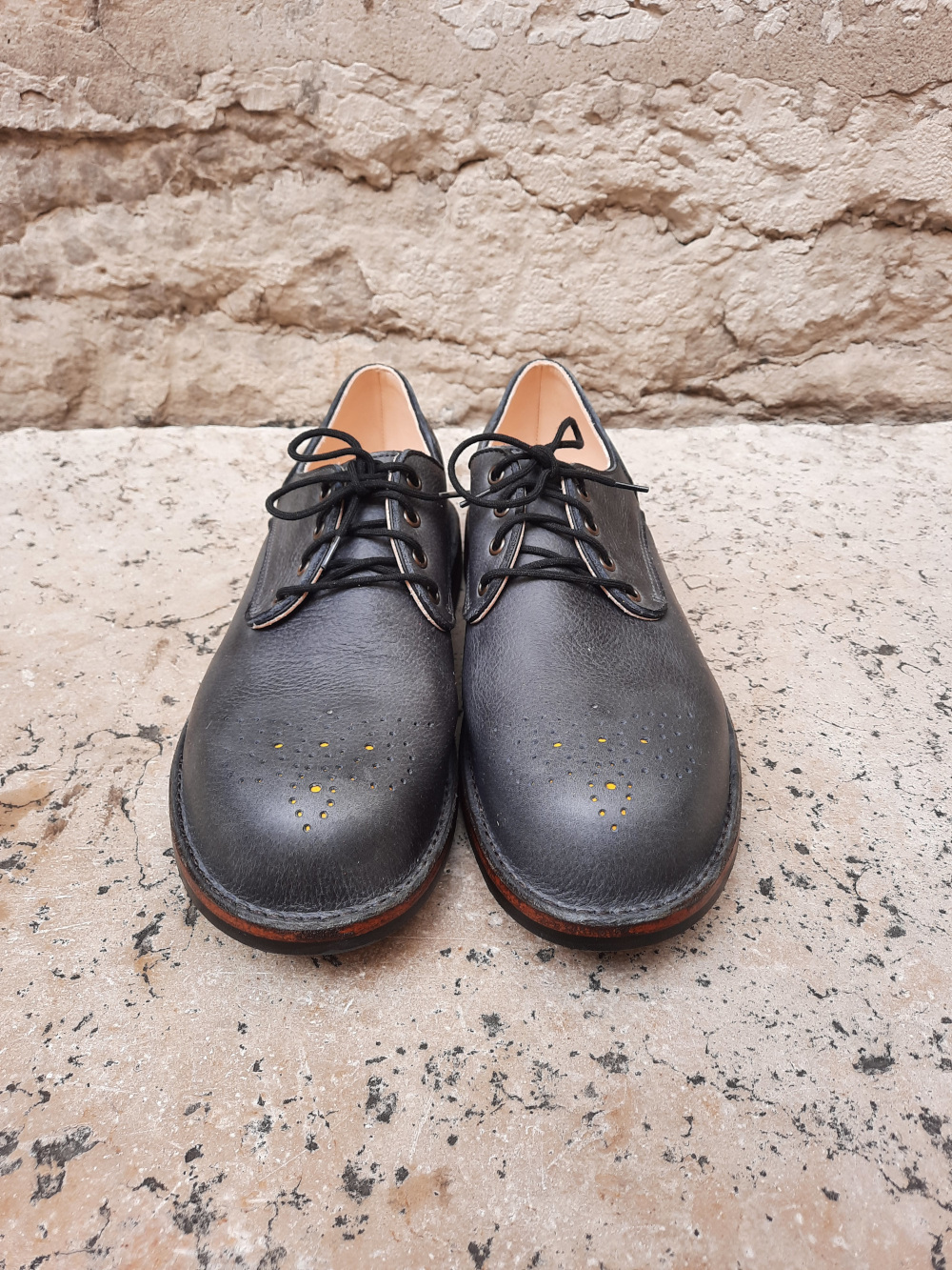 Chaussures homme bout fleuri