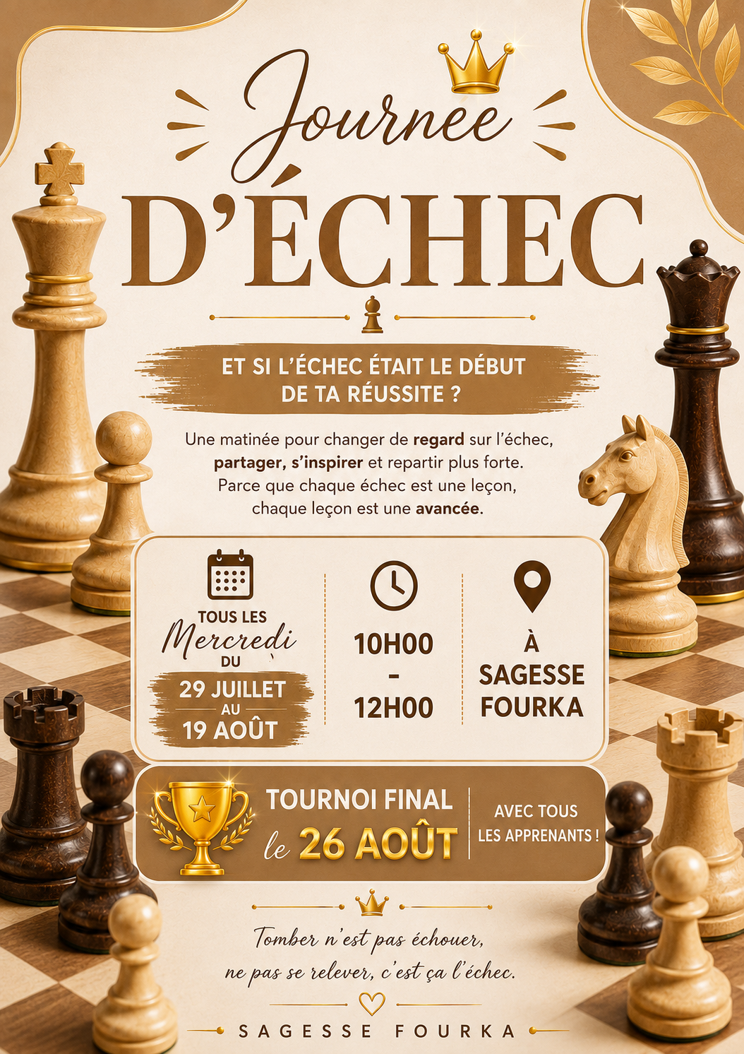 Affiche echec