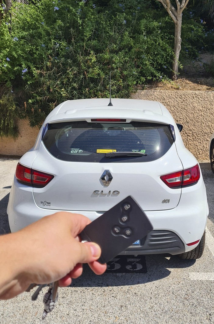 Nouvelle clé à télécommande Renault Clio 4, Carte électronique Renault
