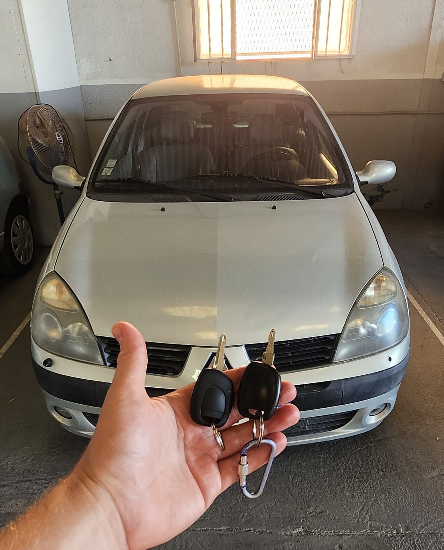 Double de clé à télécommande Renault Clio 2004