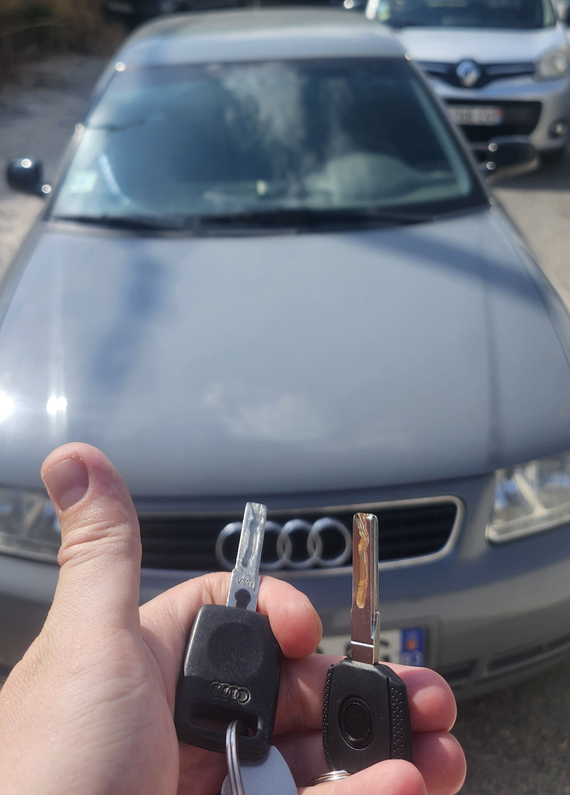 Double de clé Audi A3 avec anti-démarrage
