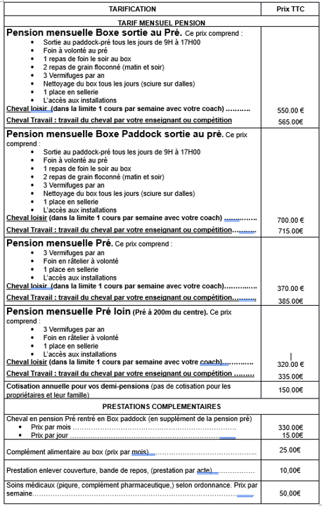 Tarif