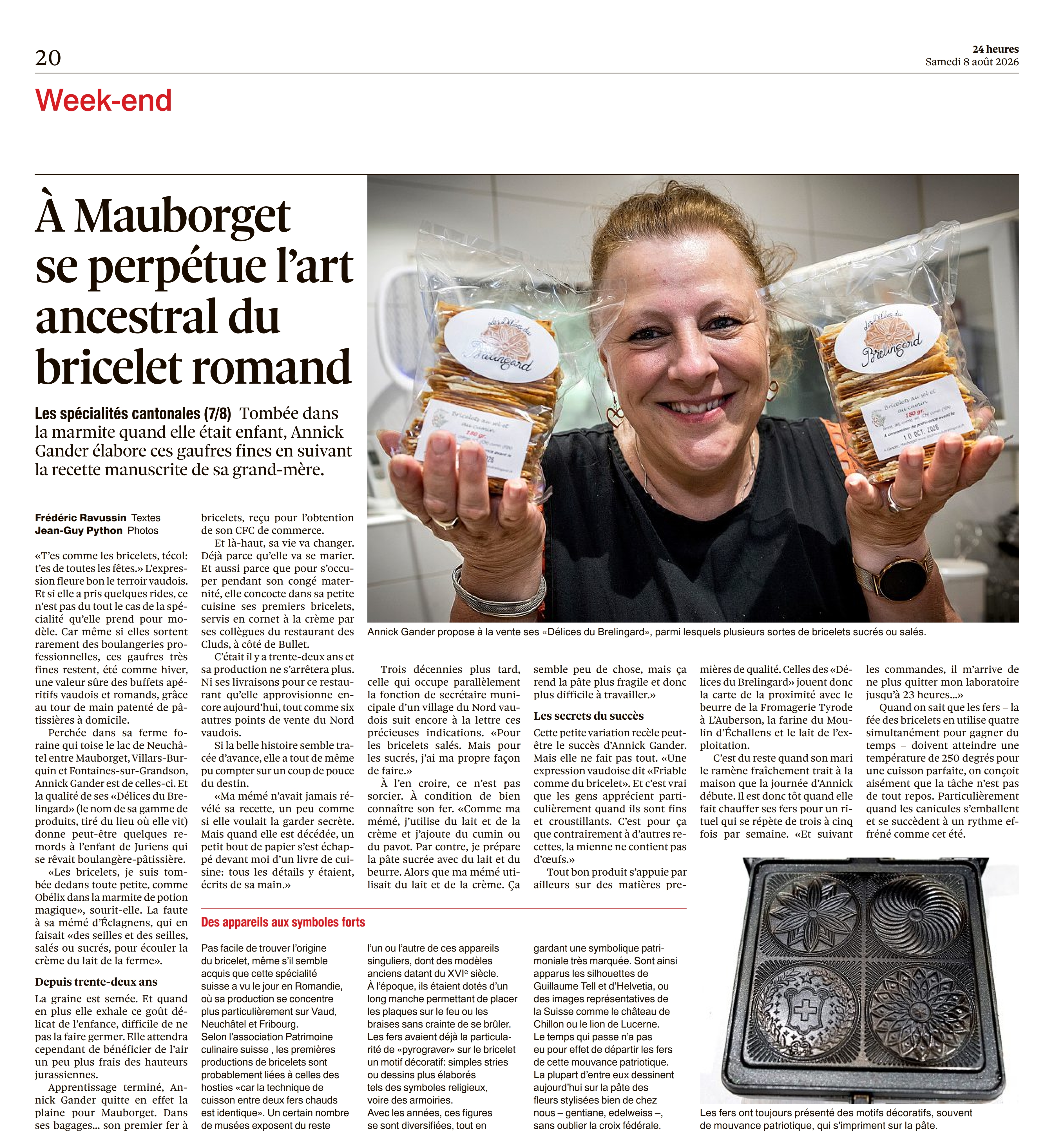 Page 20 24heures LAUSANNE 2026-08-08 1