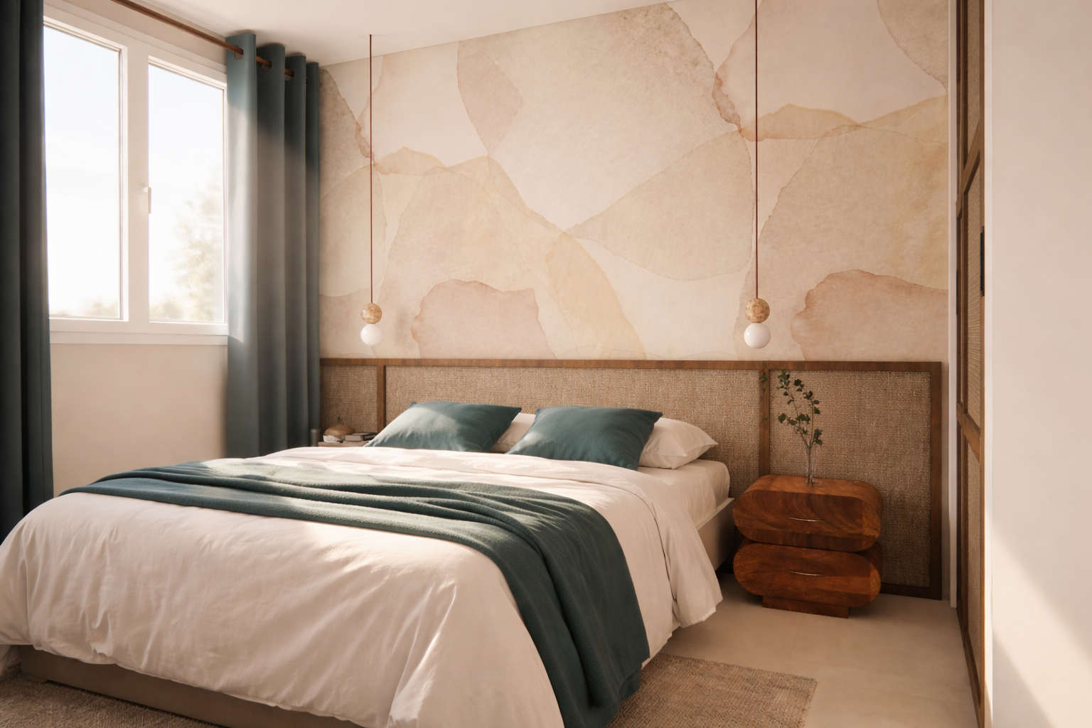Chambre-moderne-et-lumineuse