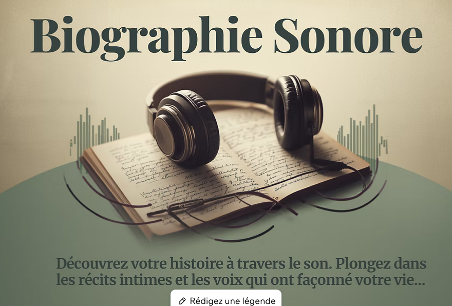🎙️ Découvrez mes prestations de biographie sonore 🎤