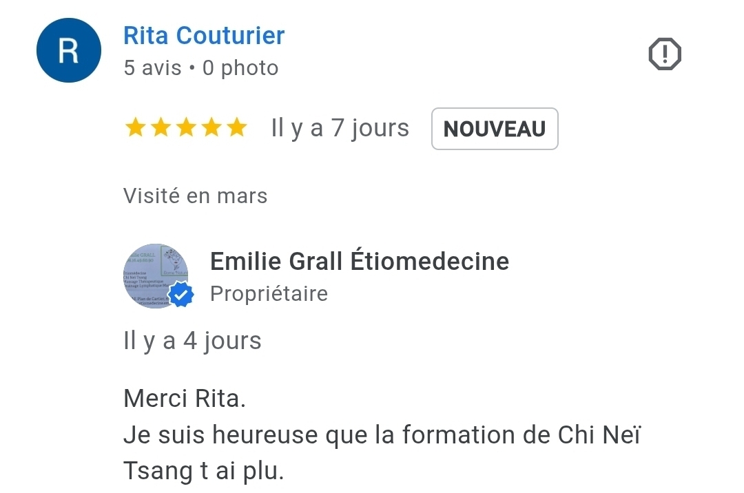 avis client formation Chi Nei Tsang 2025