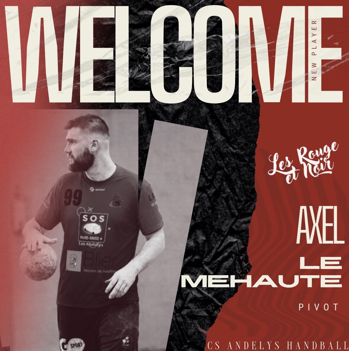 Axel Le Mehaute rejoint le CS Andelys handball 