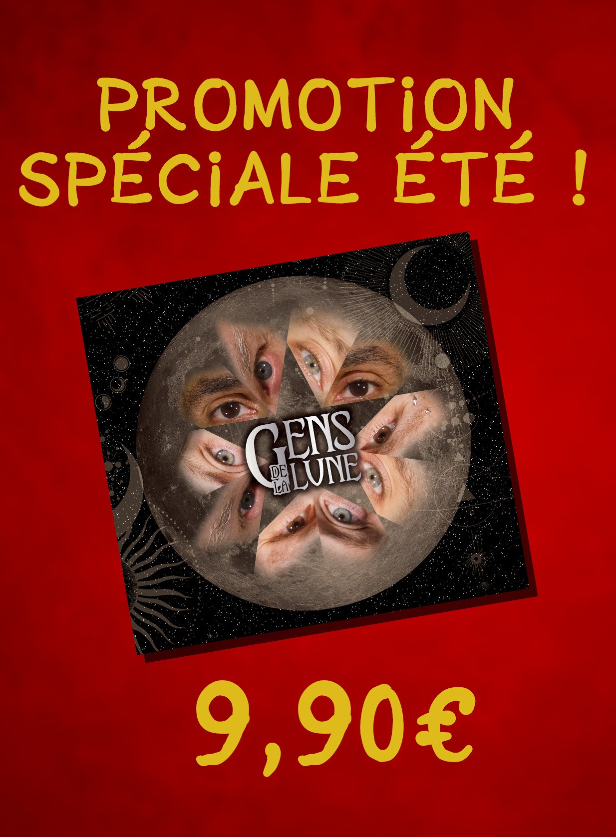 Promotion été 2026 Club Francis Décamps A Vous Mes Voyageurs : Gens De La Lune : Pentacle de Lune à 9,90€