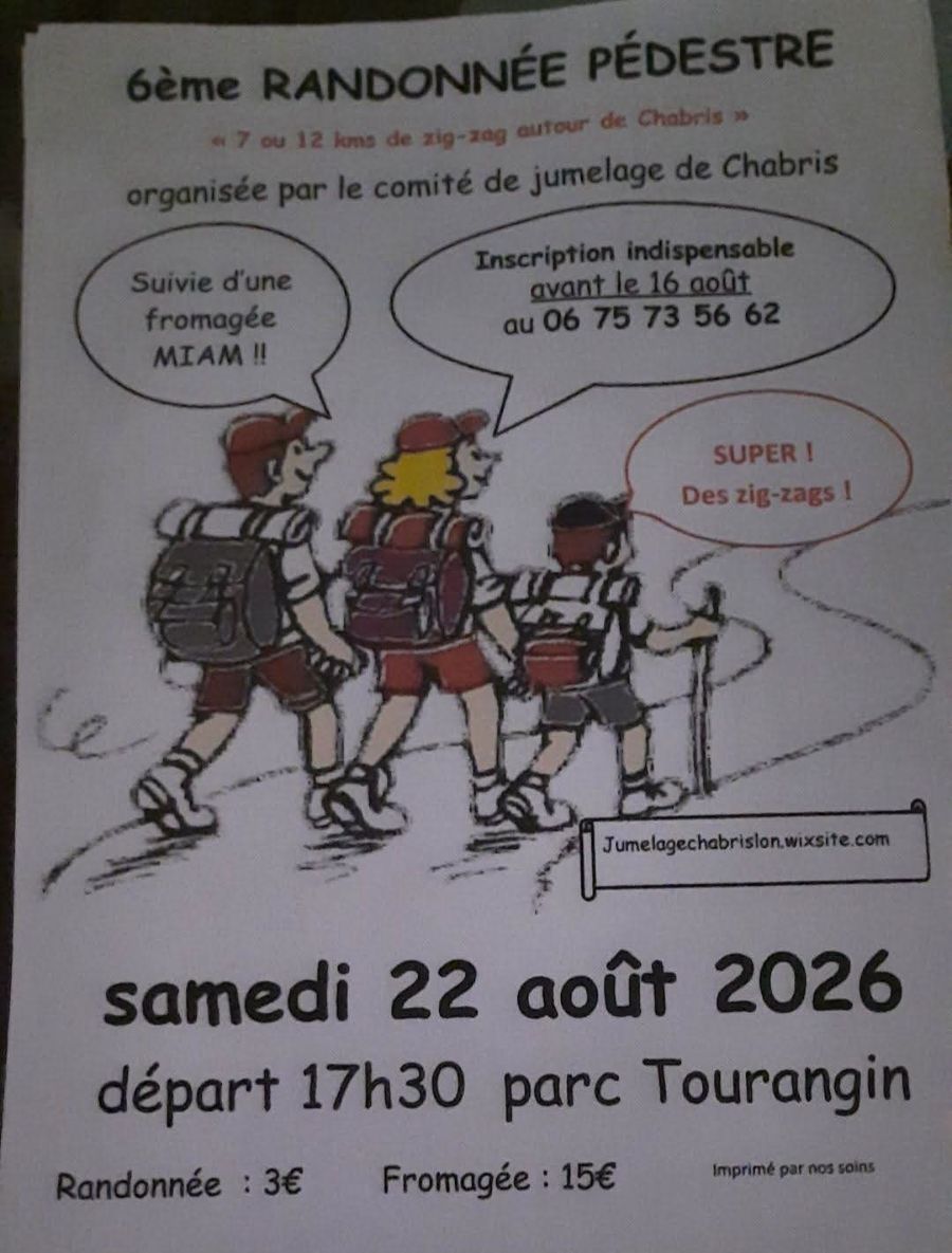 Comité de jumelage : randonnée et fromagée 