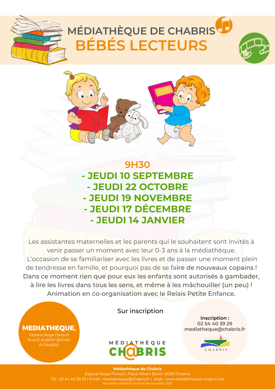 Médiathèque : les bébés lecteurs