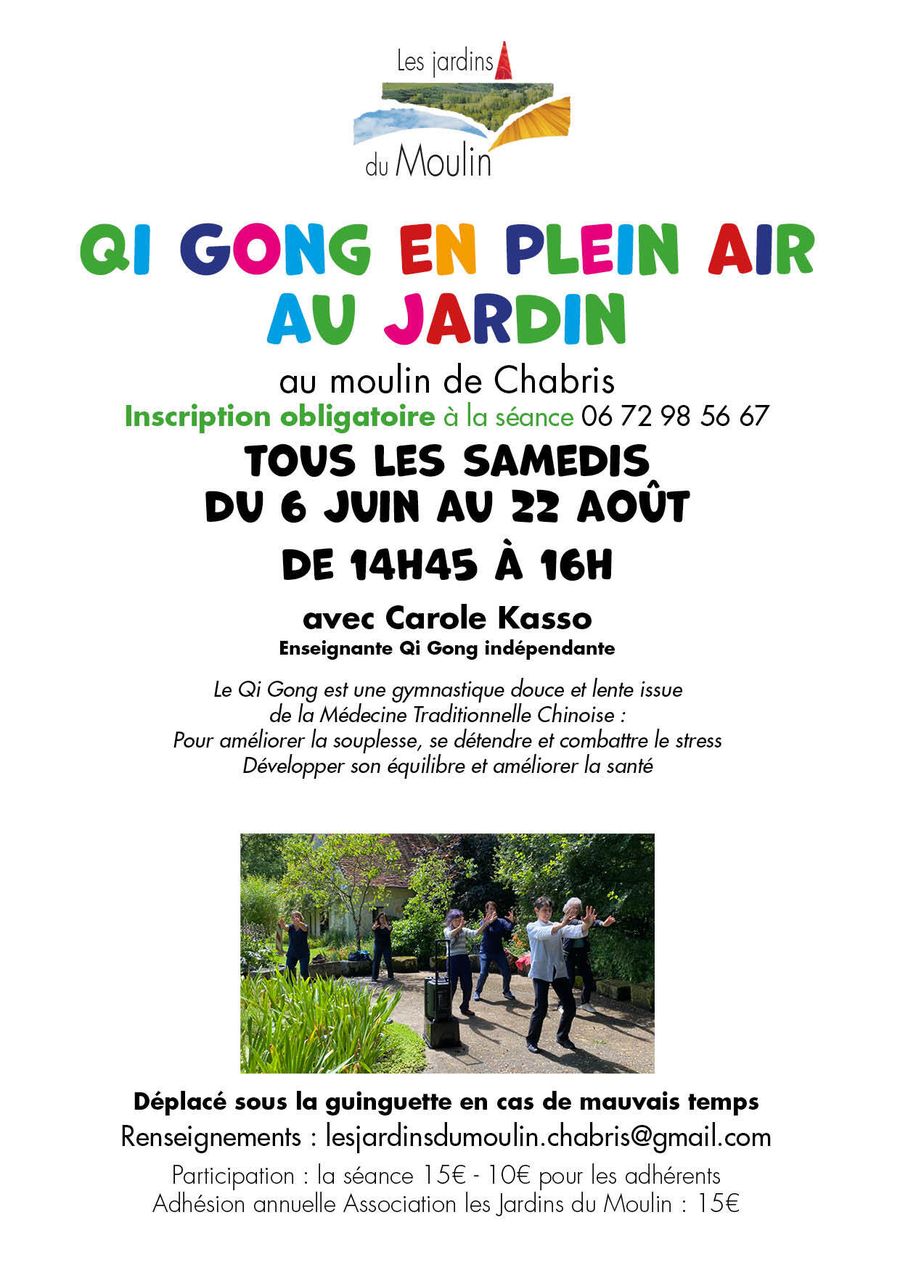 Les Jardins du Moulin : atelier qi gong