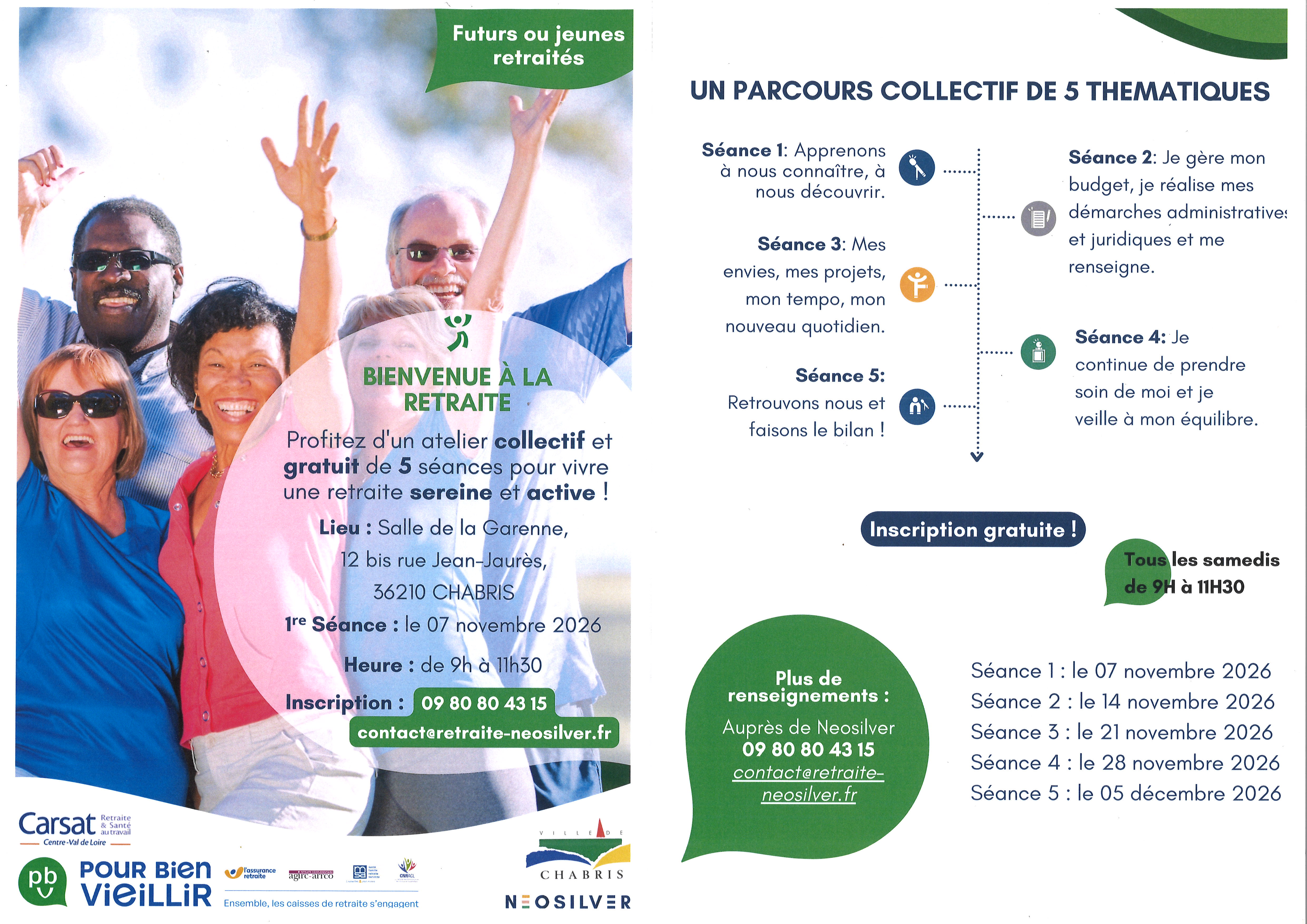 Bienvenue à la retraite