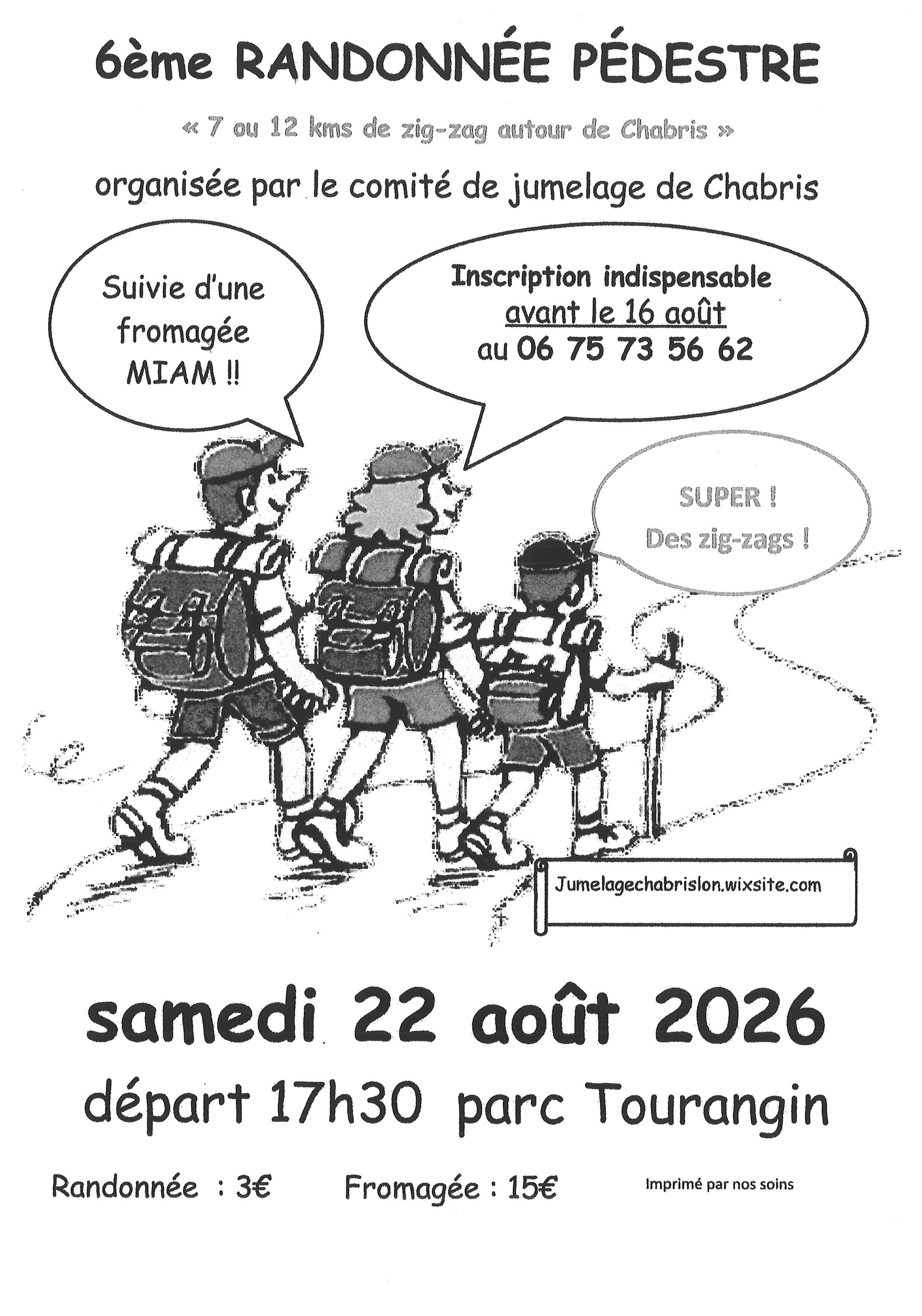 Comité de jumelage : randonnée et fromagée 
