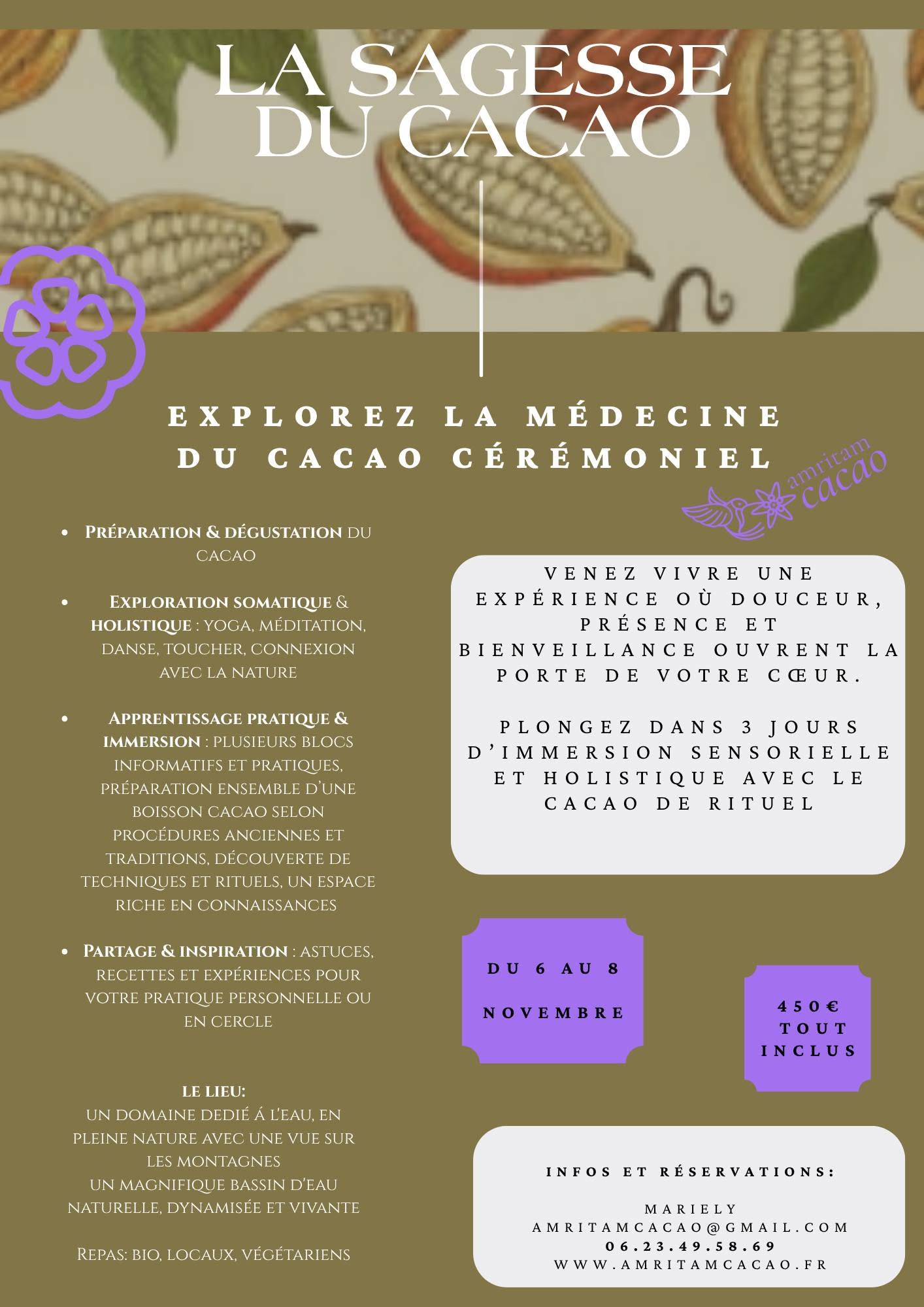 LA SAGESSE DU CACAO
