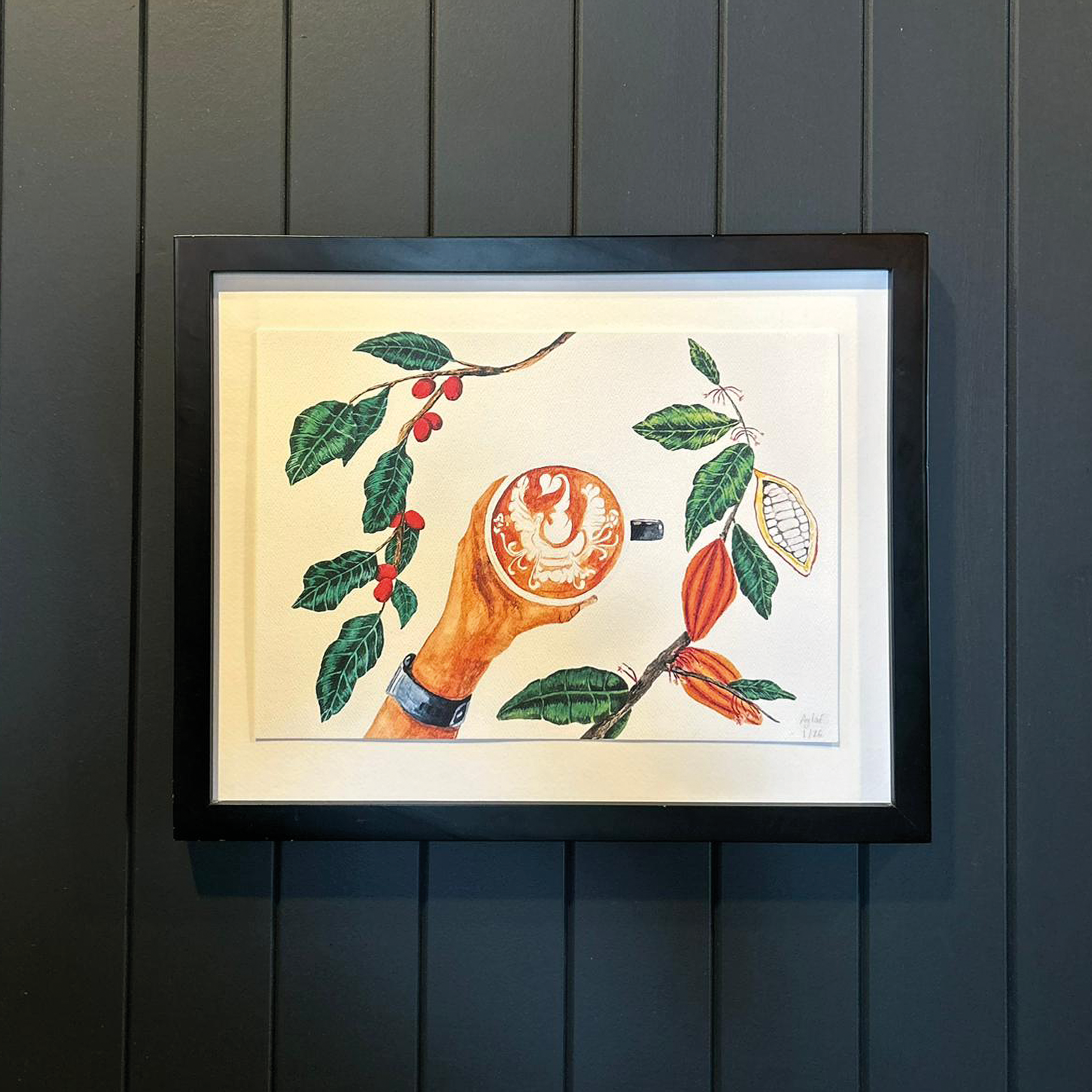 Illustration cafe