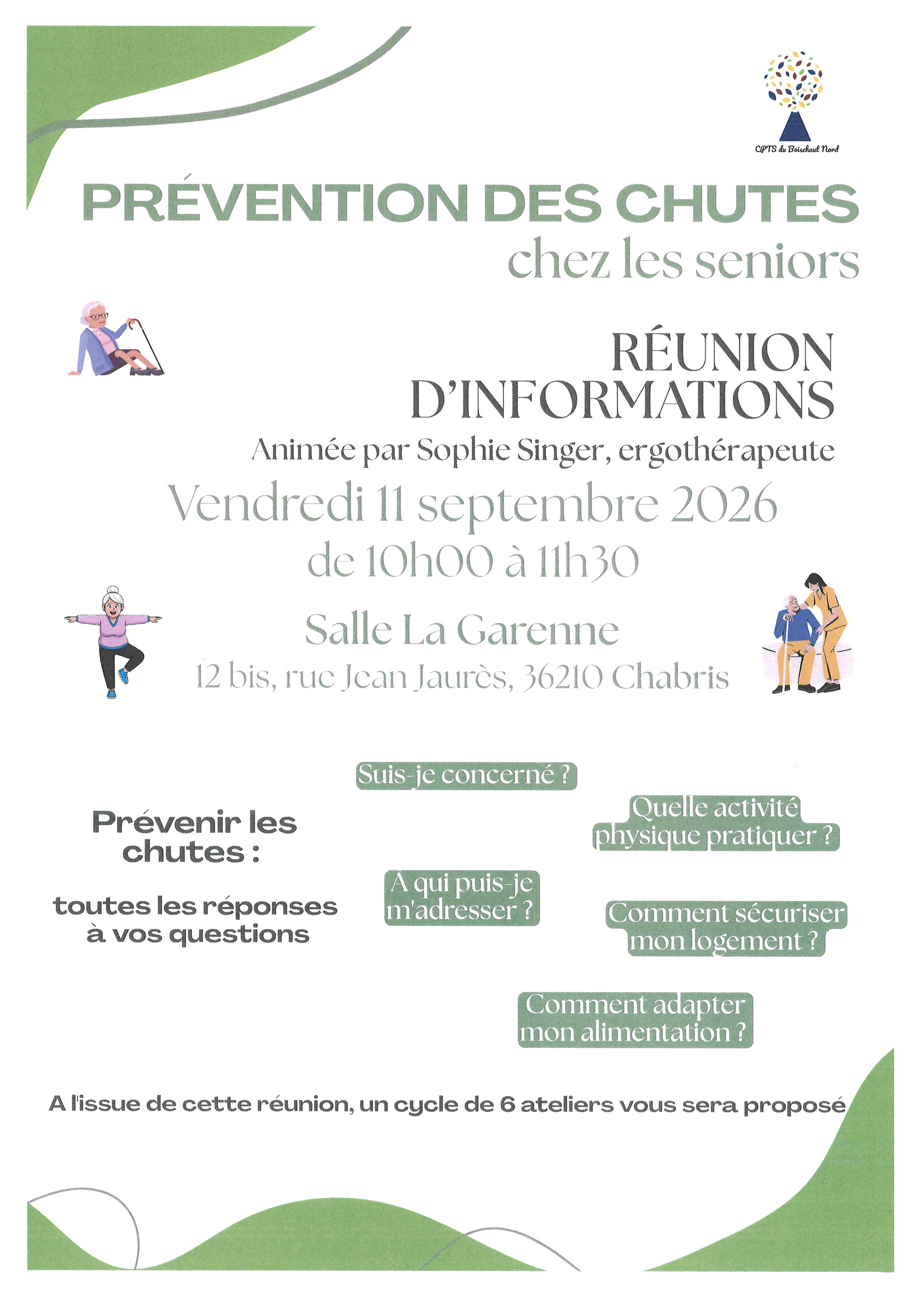 Prévention des chutes chez les seniors