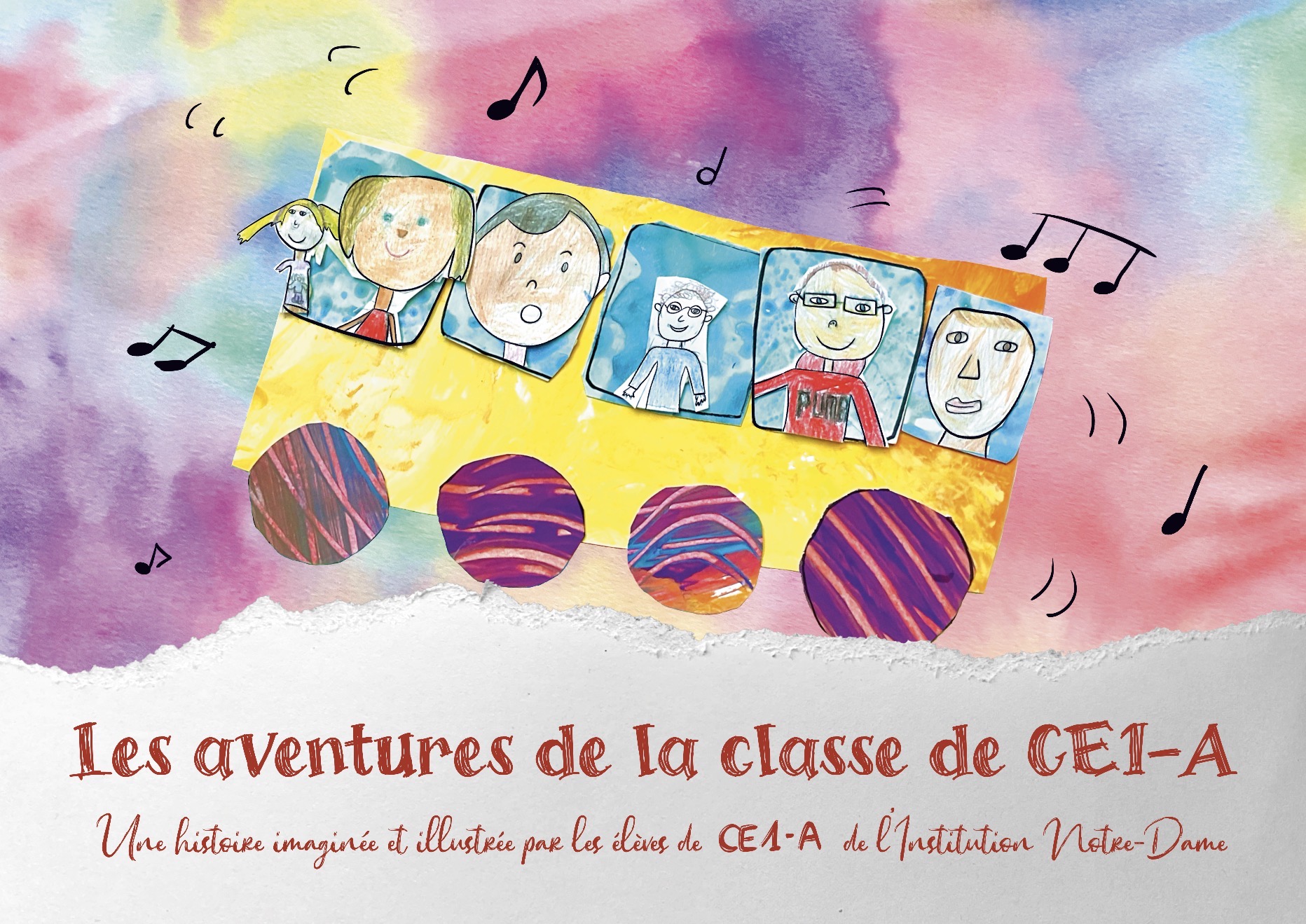 Couv livre aventures de la classe de ce1