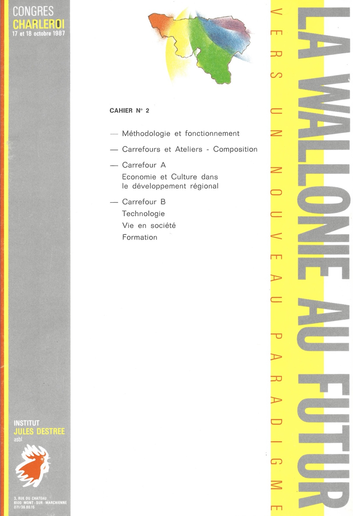 WAF 1987 Cahier2 Cover