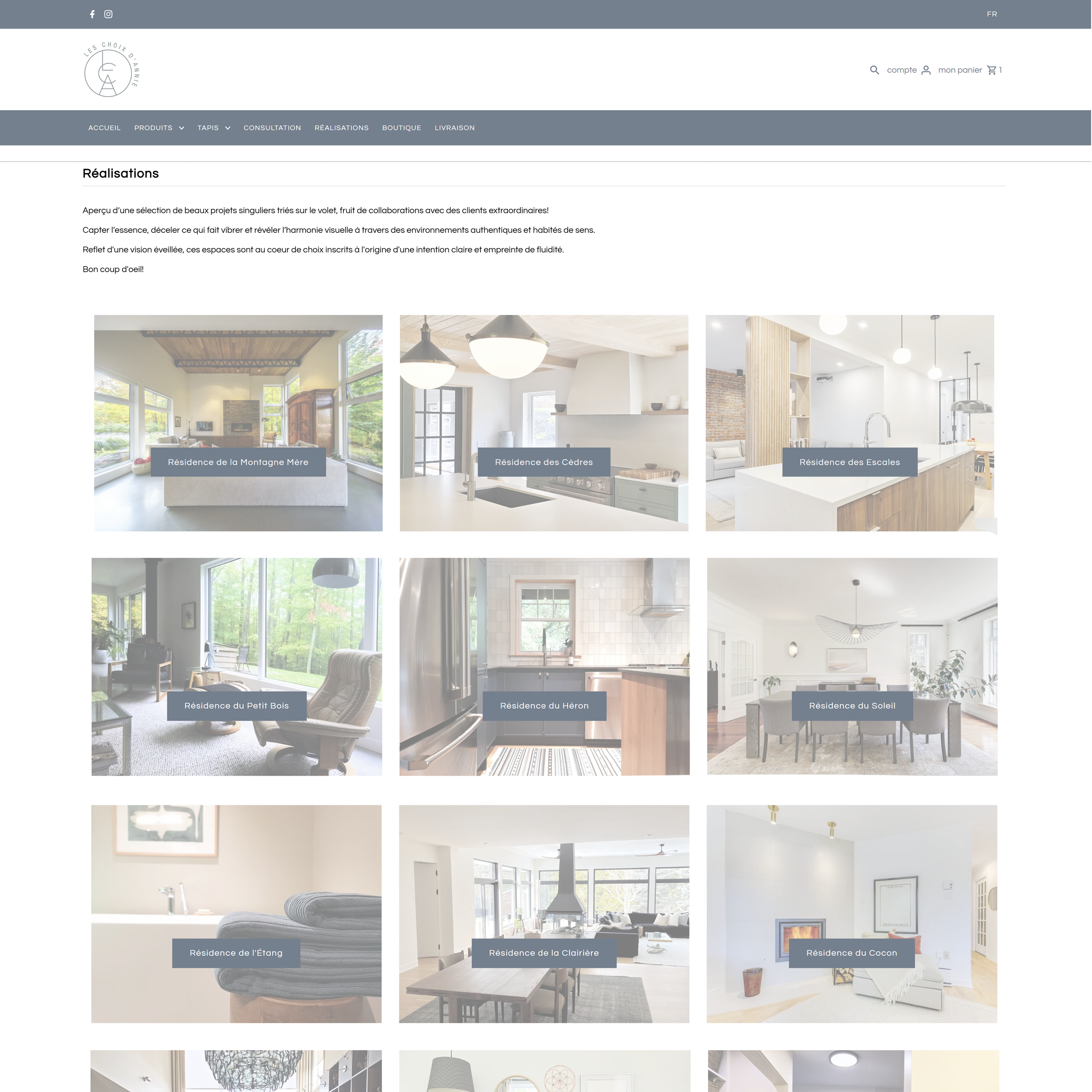 Site web annie 2
