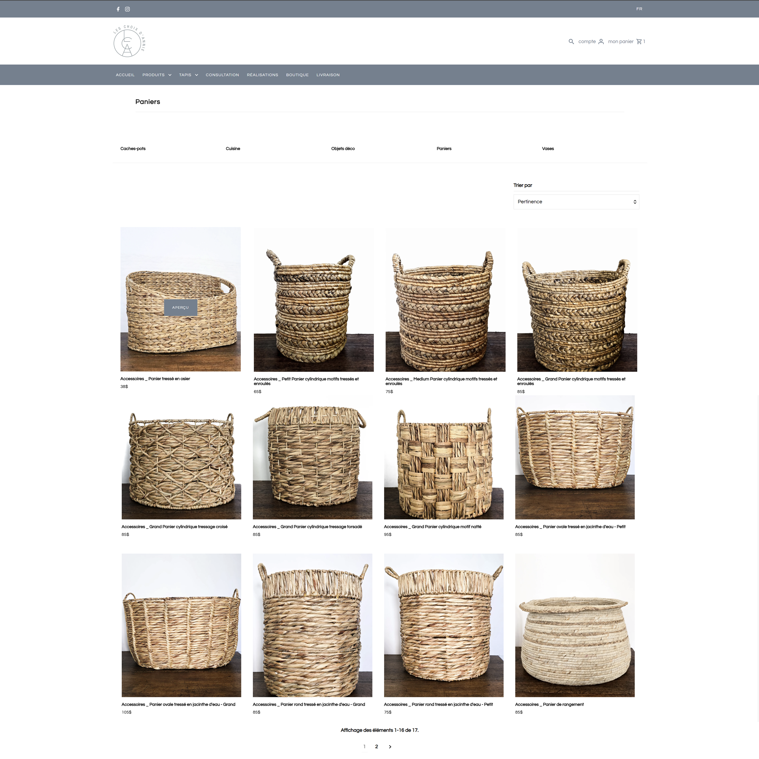 Site web annie
