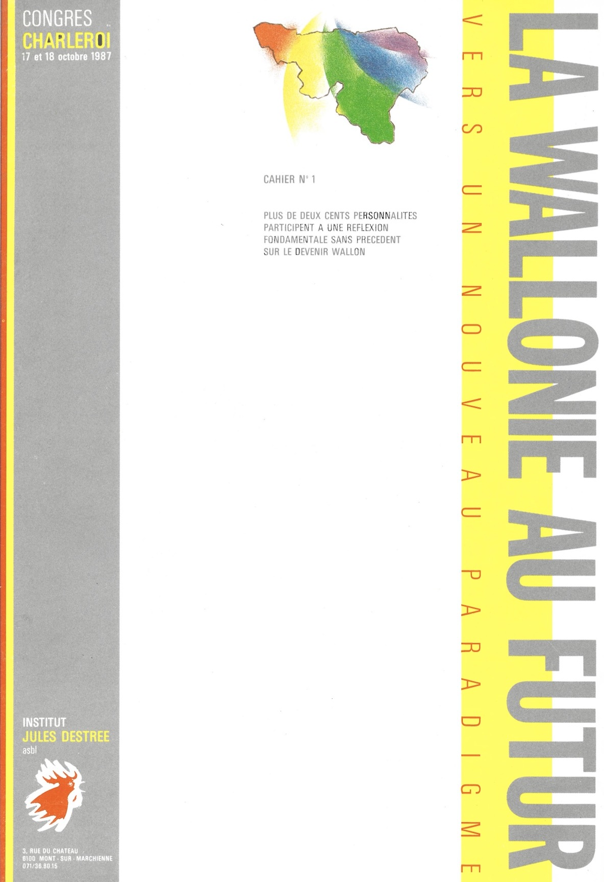 WAF 1987 Cahier1 cover