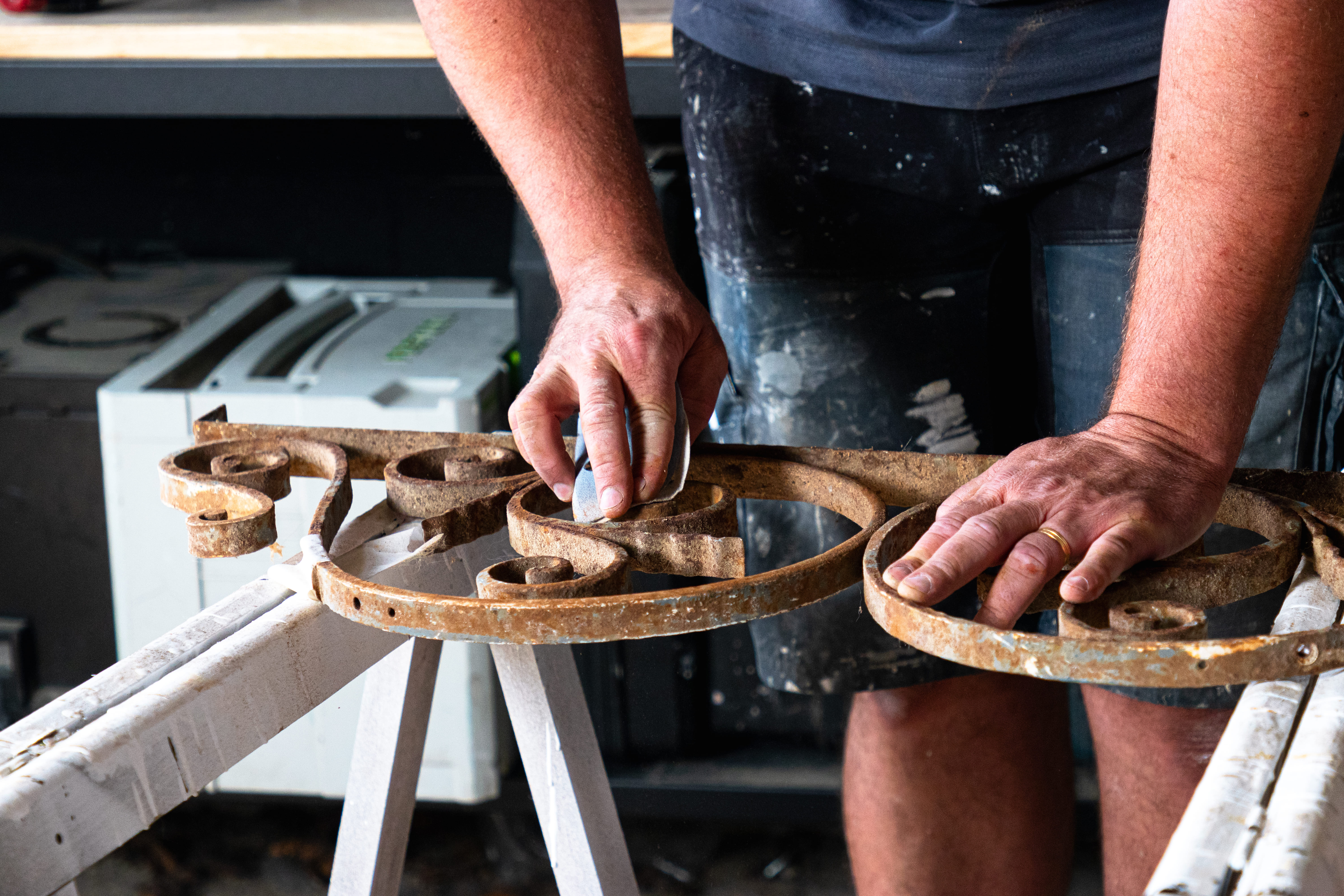 Benoît, artisan peintre, L'Atelier du Normand, Dieppe.
