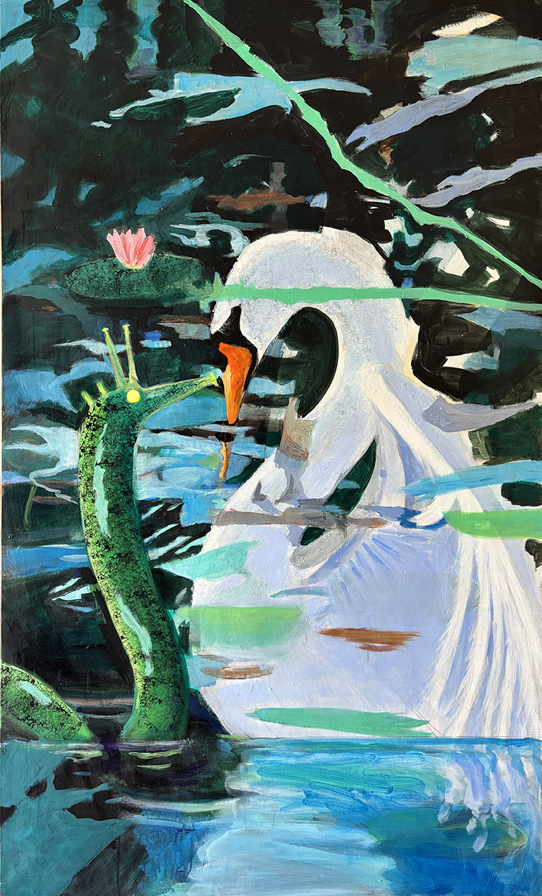 LOHENGRIN
Acrylique sur toile 146 x 89 cm
