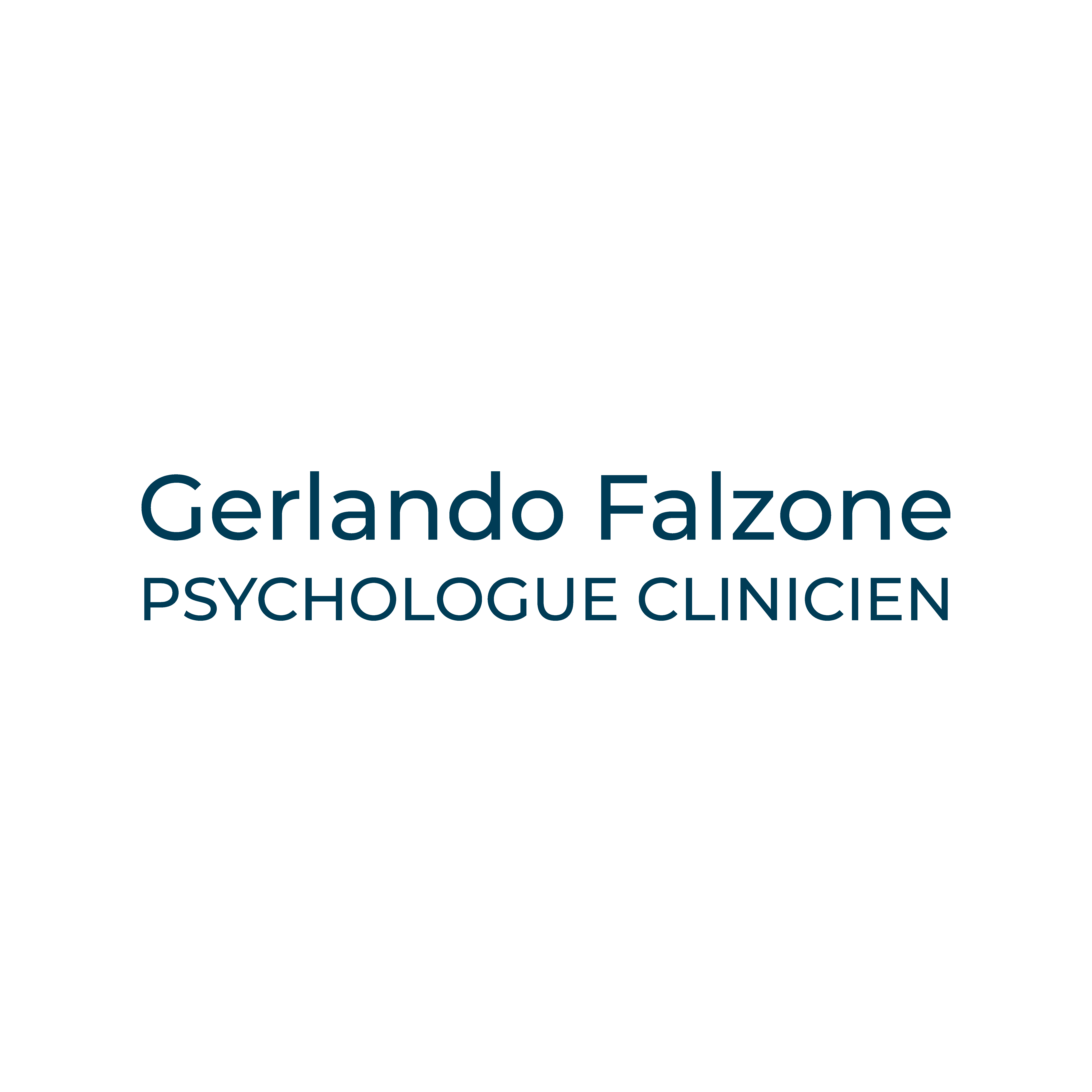 Logo gerlando falzone logo secondaire fond blanc