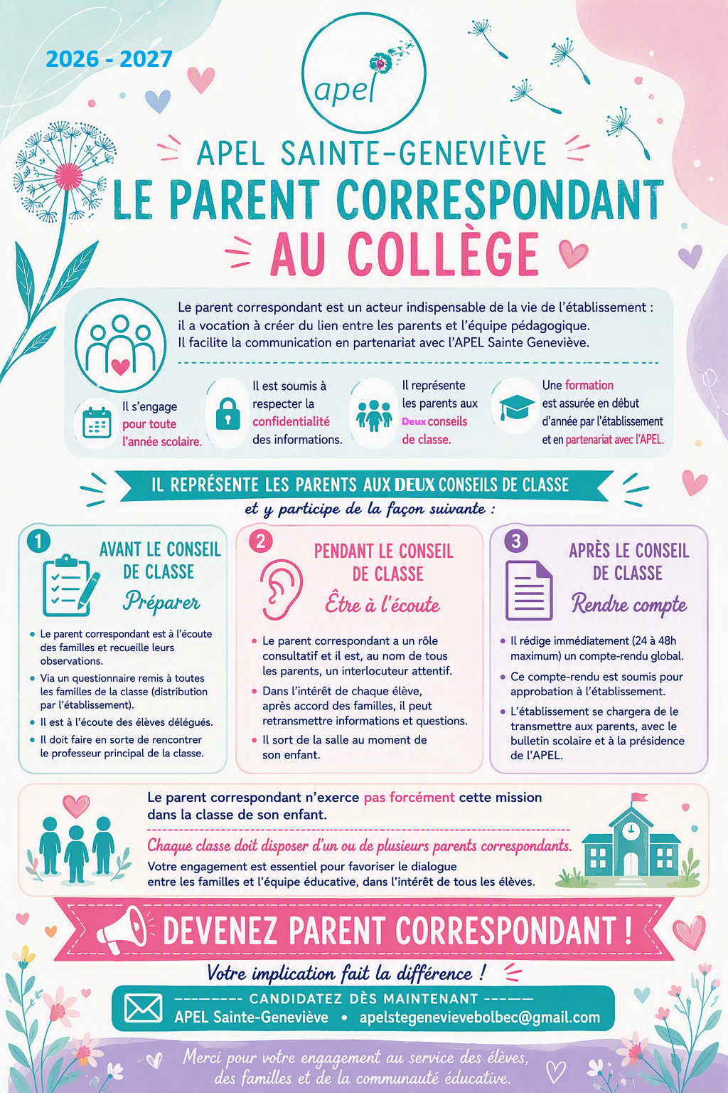 Parent-correspondant