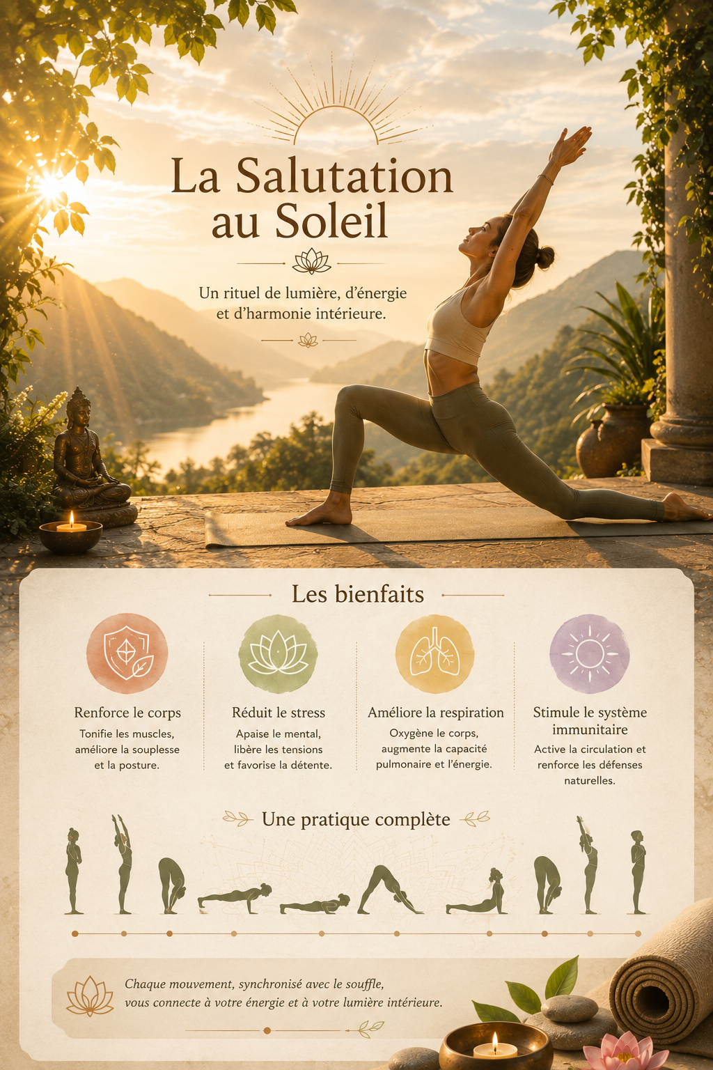 Surya Namaskara, la Salutation au Soleil