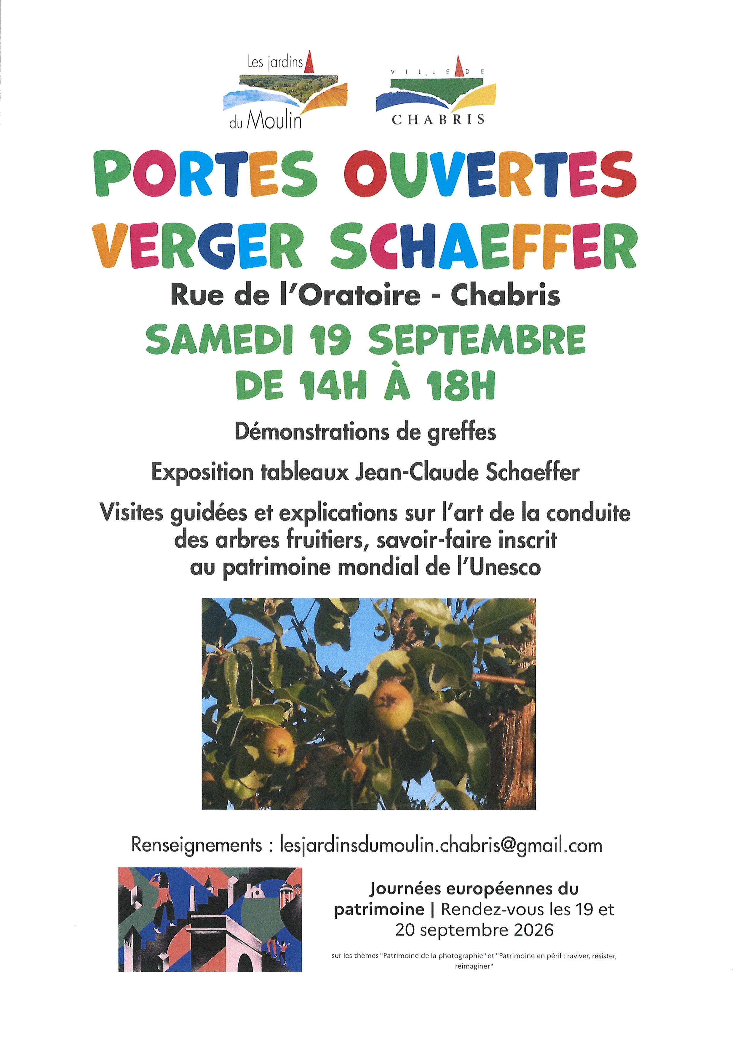 Journées du patrimoine : visite du verger Schaeffer