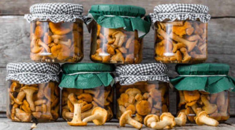 Chanterelles-au-vinaigre