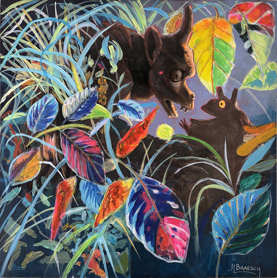  MAMAN !
Acrylique sur toile 70 x 70 cm
