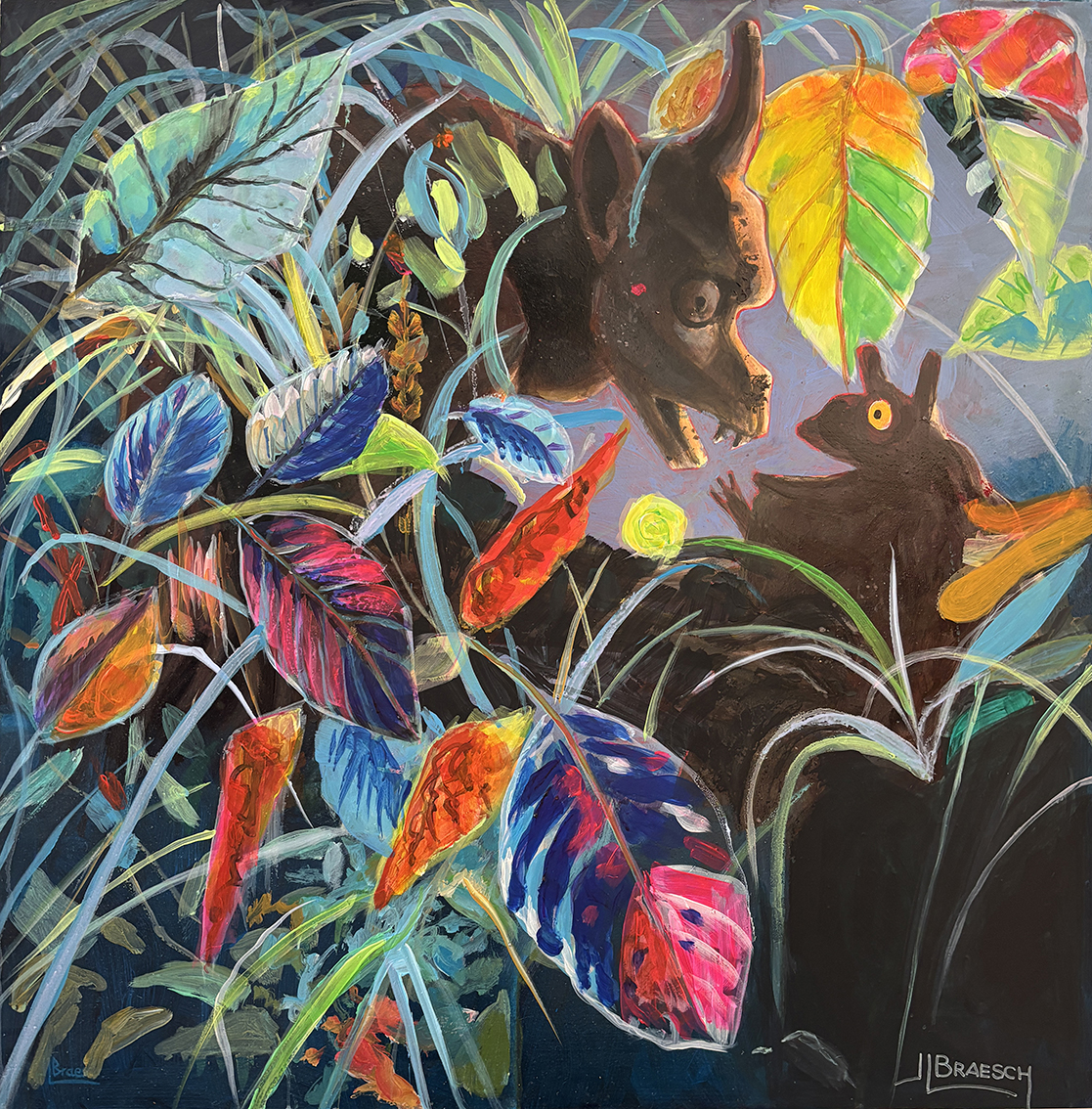  MAMAN !
Acrylique sur toile 70 x 70 cm

