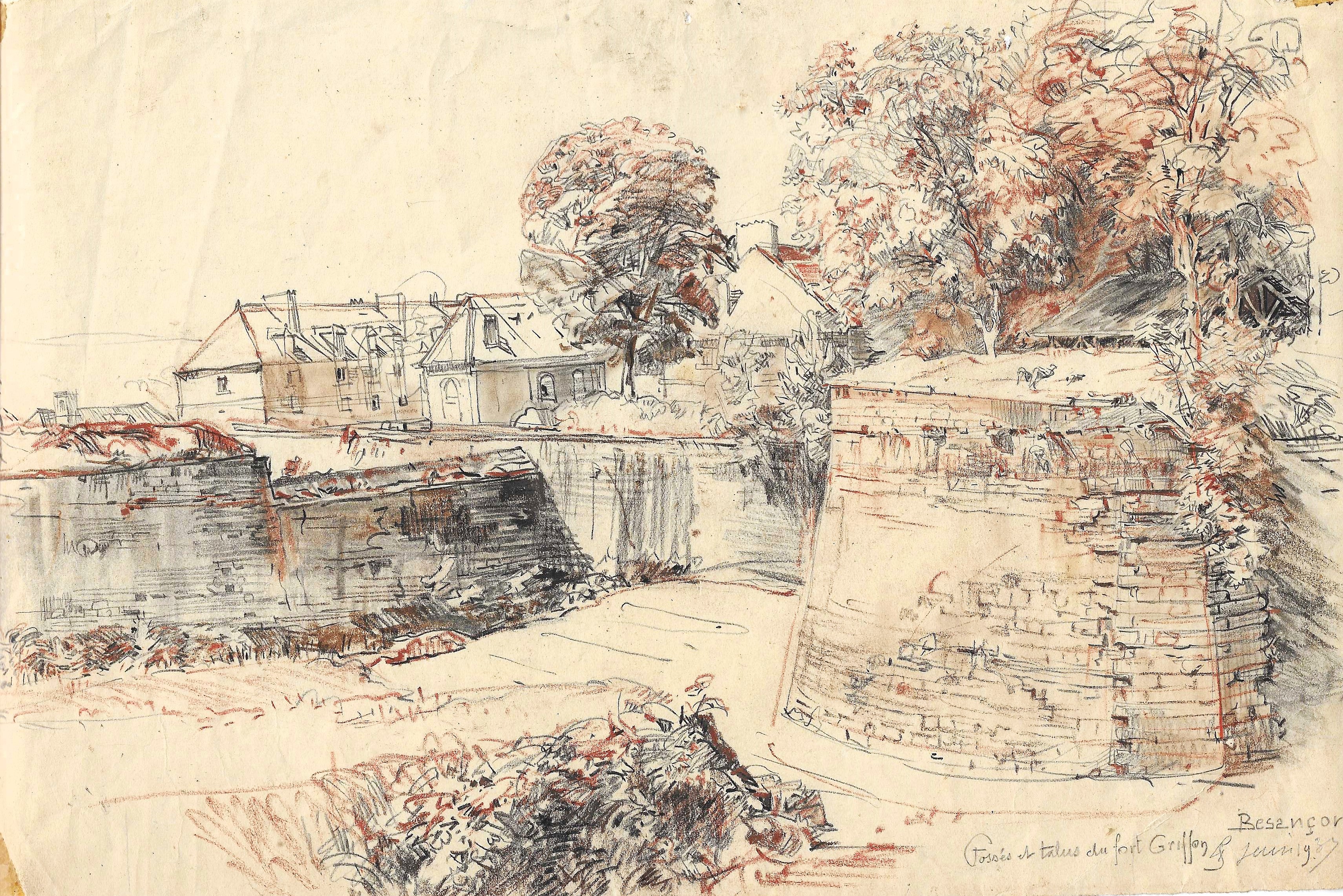 Jouas dessin besancon fort griffon