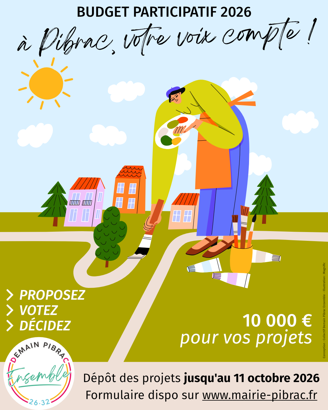 Budget Participatif à Pibrac : la démocratie directe à portée de main !