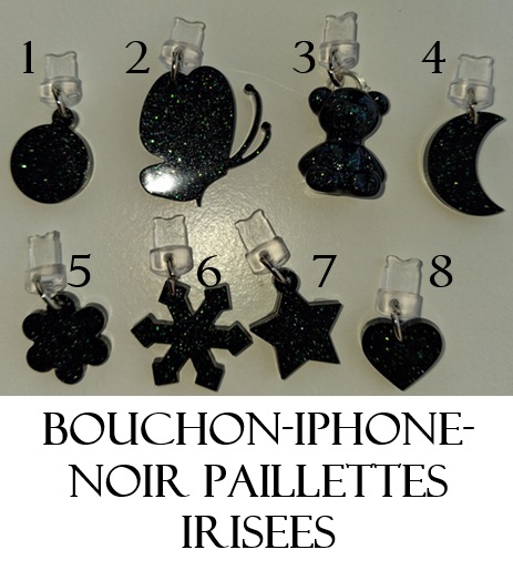 Bouchon iphone noir1