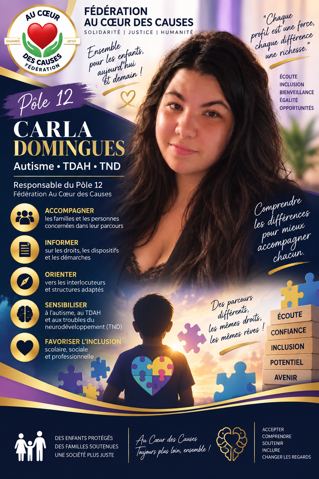 A polished colorful informational poster flyer