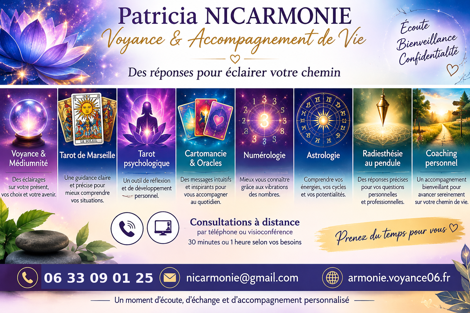 Patricia NICARMONIE affiche numero corrige